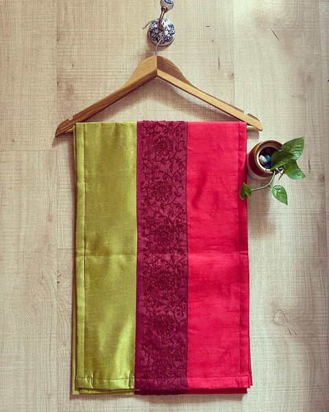 Tia Table Runner with Chikankari