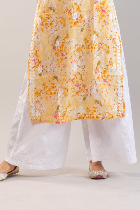 Razia Cotton Bell Bottom Palazzo