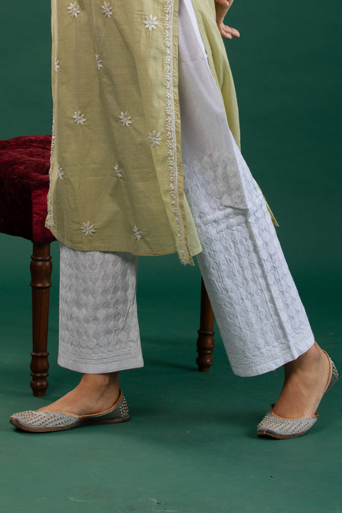 Bushra Cotton Straight Palazzo